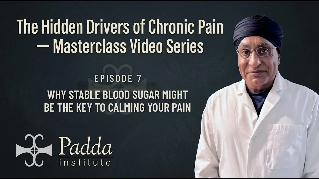 EPISODE 7 — Why Stable Blood Sugar Might Be the Key to Calming Your Pain — video thumbnail