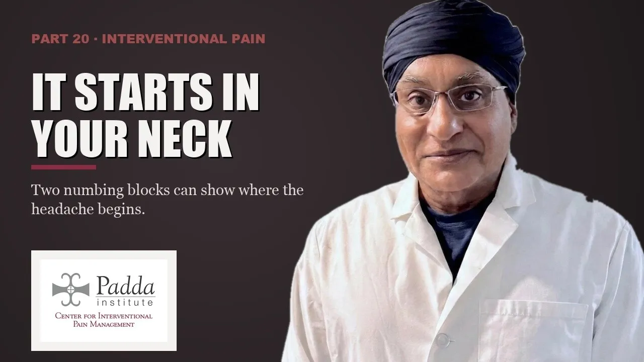 Severe Head and Neck Pain Management (differential, occipital neuralgia, cervicogenic headache) — video thumbnail
